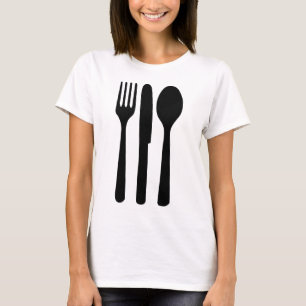 Gabelmesser-Löffelikone T-Shirt