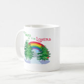 Gabeln ist für Liebhaber-Tasse Kaffeetasse (Vorderseite Links)