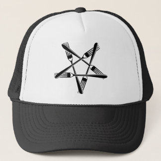 GabelPentagram (Schwarzes) Truckerkappe