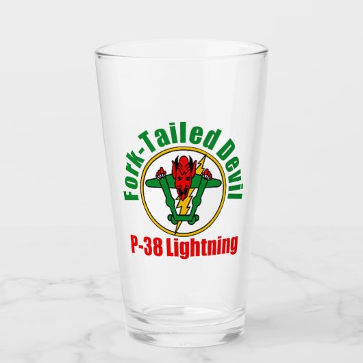 Gabelschwanz-Teufel Glas (Vorderseite)