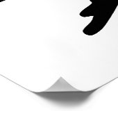 Gabelschwanzschnäpper Poster (Ecke)