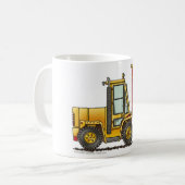 Gabelstapler-Bau-Tassen Kaffeetasse (Vorderseite Links)