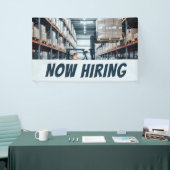 Gabelstapler-Betreiber JETZT HIRING-Banner - Anpas Banner (Messeveranstaltung)