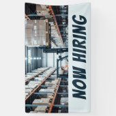 Gabelstapler-Betreiber JETZT HIRING-Banner - Anpas Banner (Vertikal)