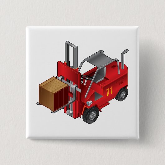 Gabelstapler Button (Vorderseite)