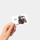 Gabelstapler-Cartoon Ausweis (Handheld)