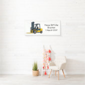 Gabelstapler-Cartoon Banner (Insitu)