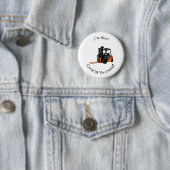 Gabelstapler-Cartoon Button (Beispiel)