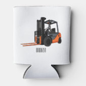 Gabelstapler-Cartoon Dosenkühler (Vorderseite)