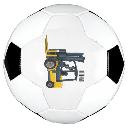 Gabelstapler-Cartoon Fußball (Gedreht)