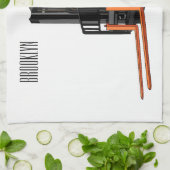 Gabelstapler-Cartoon Geschirrtuch (Gefaltet)