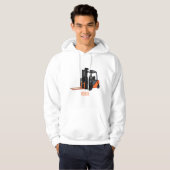 Gabelstapler-Cartoon Hoodie (Vorne ganz)