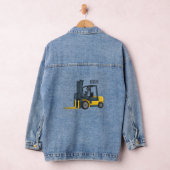 Gabelstapler-Cartoon Jeansjacke (Hangar)