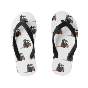 Gabelstapler-Cartoon Kinderbadesandalen