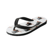 Gabelstapler-Cartoon Kinderbadesandalen (Schrägansicht)