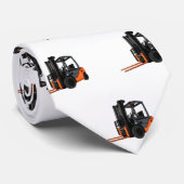 Gabelstapler-Cartoon Krawatte (Gerollt)