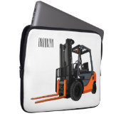 Gabelstapler-Cartoon Laptopschutzhülle (Vorne Rechts)