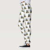 Gabelstapler-Cartoon Leggings (Links)
