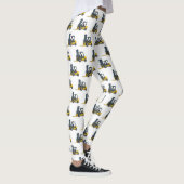 Gabelstapler-Cartoon Leggings (Rechts)