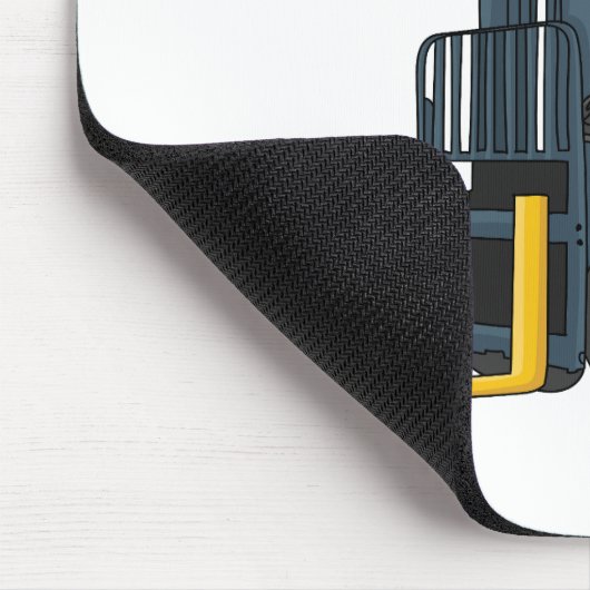 Gabelstapler-Cartoon Mousepad (Ecke)