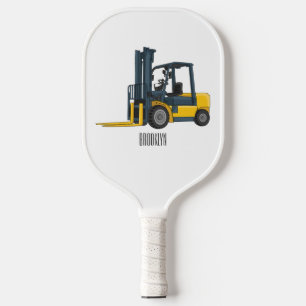 Gabelstapler-Cartoon Pickleball Schläger