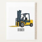 Gabelstapler-Cartoon Planer (Rückseite)