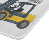 Gabelstapler-Cartoon Schneidebrett (Ecke)