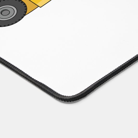 Gabelstapler-Cartoon Schreibtischunterlage (Ecke)