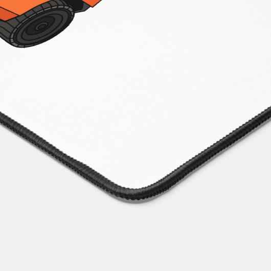 Gabelstapler-Cartoon Schreibtischunterlage (Ecke)