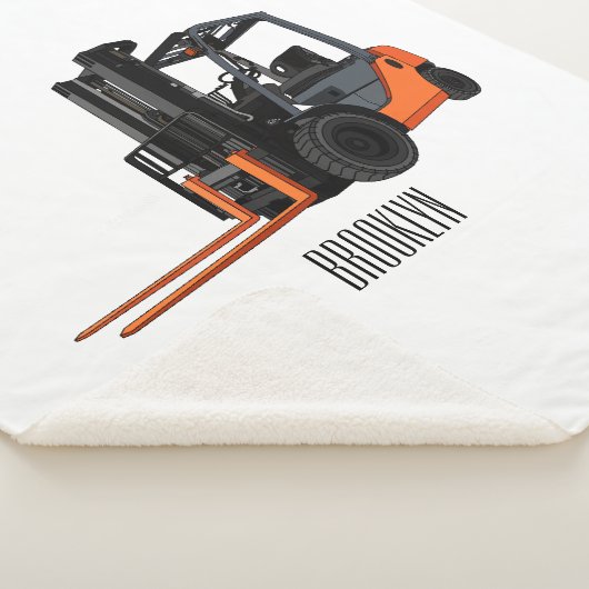 Gabelstapler-Cartoon Sherpadecke (3/4)