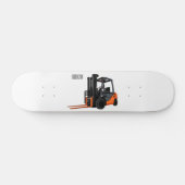 Gabelstapler-Cartoon Skateboard (Horizontal)