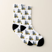 Gabelstapler-Cartoon Socken (Paar)