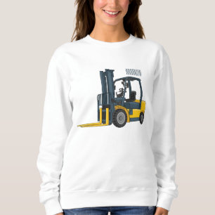 Gabelstapler-Cartoon Sweatshirt