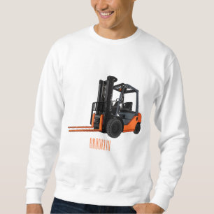 Gabelstapler-Cartoon Sweatshirt