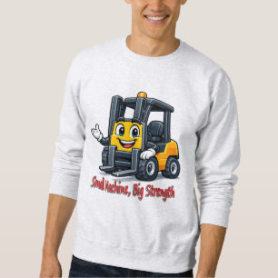 Gabelstapler Cartoon Sweatshirt Kleine Maschine St