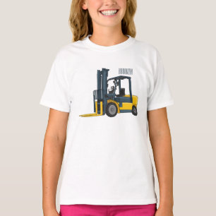 Gabelstapler-Cartoon T-Shirt