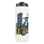 Gabelstapler-Cartoon Thermosbecher (Vorderseite)