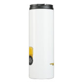 Gabelstapler-Cartoon Thermosbecher (Rückseite)