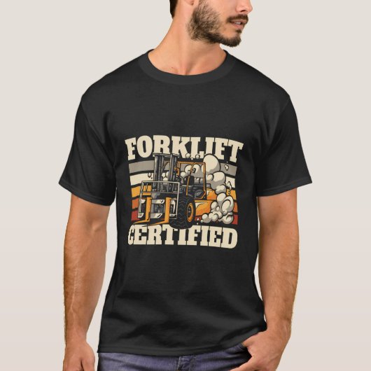 Gabelstapler-Cooler Gabelstapler-Gabelstapler T-Shirt (Vorderseite)