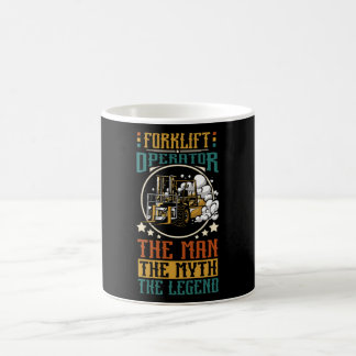Gabelstapler, der Mann, der Mythos, der Legende Kaffeetasse