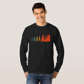 Gabelstapler Evolution Rückwärtsstapler Vintag T-Shirt (Vorne ganz)