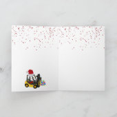 Gabelstapler Feiertagskarte (Innenseite)