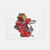 Gabelstapler Fleecedecke (Vorderseite (Horizontal))