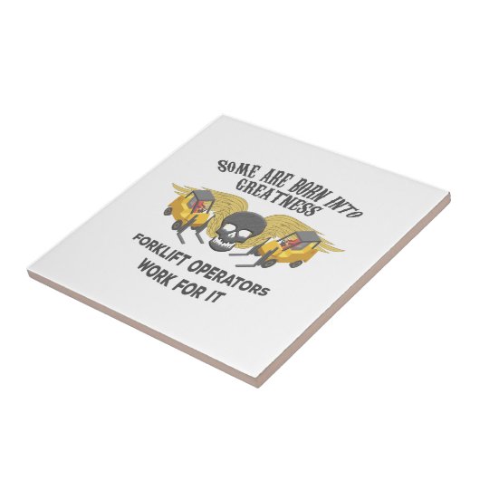 Gabelstapler Fliese (Seite)