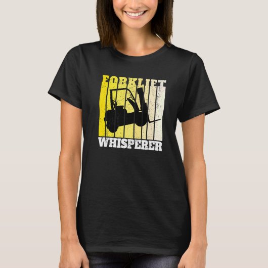 Gabelstapler-Flüsterer Lager Gabelstaplerfahrer   T-Shirt (Vorderseite)