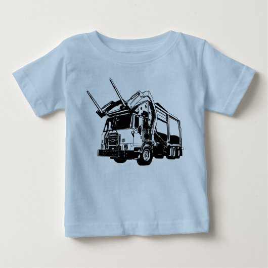 Gabelstapler für den Frontloading Baby T-shirt (Vorderseite)