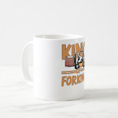 Gabelstapler-Gabelstapler-Sprichwort Kaffeetasse (Vorderseite Links)