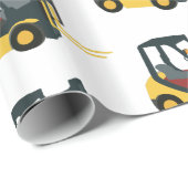 Gabelstapler Geschenkpapier (Rolleneckpunkt)