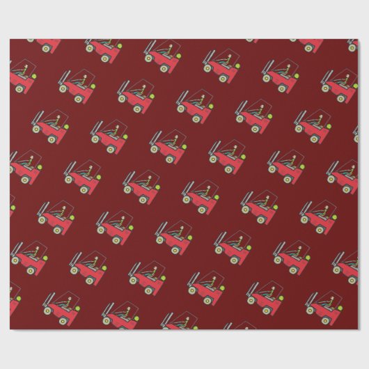 Gabelstapler Geschenkpapier (Flach)