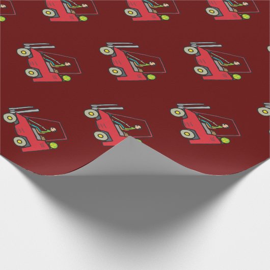 Gabelstapler Geschenkpapier (Ecke)